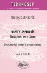 Asservissements linéaires continus