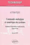 Commande analogique et numérique des systèmes