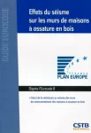 Effets du séisme sur les murs de maisons à ossature en bois