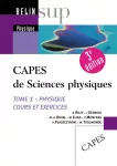 Capes de sciences physiques Tome 1