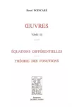 Equations différentielles Tome 3