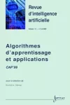 Algorithmes d'apprentissage et applications