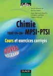 Chimie Tout-en-un. MPSI-PTSI