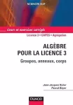 Algèbre pour la licence 3