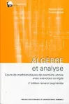 Algèbre et analyse