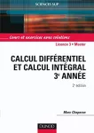 Calcul différentiel et calcul intégral 3ème année