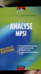 Analyse MPSI