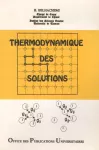 Thermodynamique des solutions