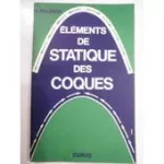 Eléments de statique des coques