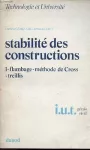 Stabilité des constructions Tome 1