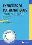 Exercices de mathématiques pour le premier cycle Vol 2