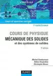 Cours de physique mécanique des solides et des systèmes de solides