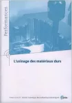 L'usinage des matériaux durs