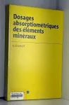 Dosage absorptiométriques des élémemts minéraux