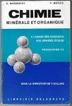 Chimie minérale et organique